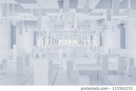 Digital cubes with cyberspace background, 3d rendering. Digital cubes with cyberspace background, 3d rendering. 113562255