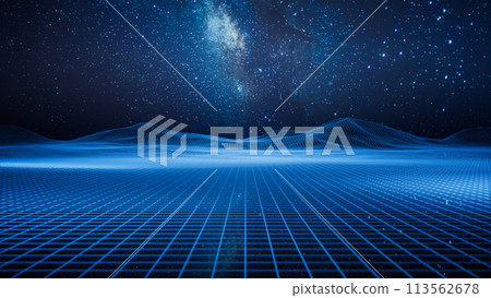 Digital graphic background, 3d rendering. 113562678