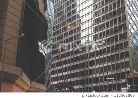 middle level residential buildings in Hong Kong. March 23 2024 113562866