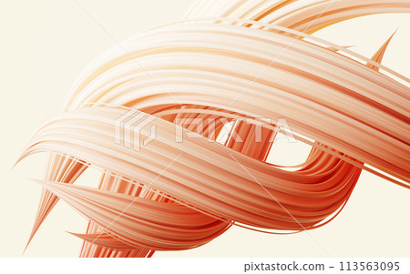 Flowing and twist geometry lines, 3d rendering. Flowing and twist geometry lines, 3d rendering. 113563095
