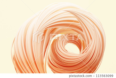 Flowing and twist geometry lines, 3d rendering. Flowing and twist geometry lines, 3d rendering. 113563099