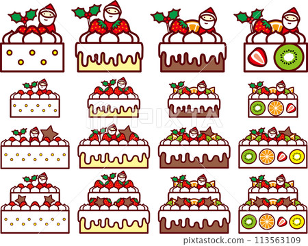 Christmas cake set 1 113563109