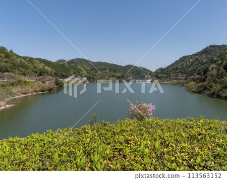 View of Takihata Dam from the observation deck View of Takihata Dam from the observation deck 113563152