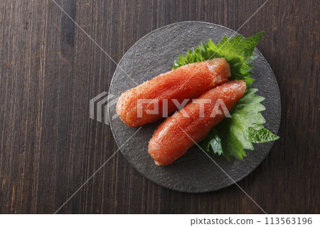 Spicy cod roe from Hokkaido, uncolored 113563196