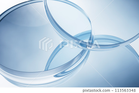 Round glass geometry background, 3d rendering. Round glass geometry background, 3d rendering. 113563348