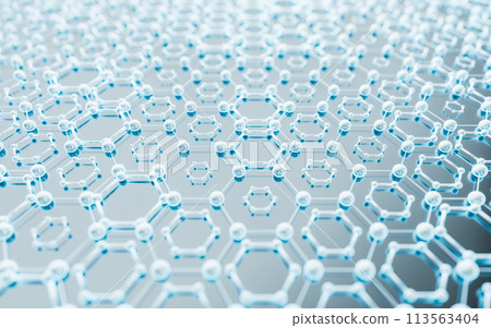 Hexagonal structure background, 3d rendering. Hexagonal structure background, 3d rendering. 113563404