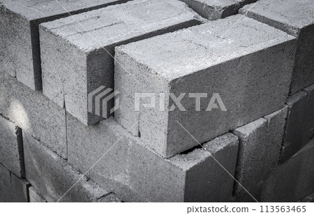 Concrete building blocks 113563465