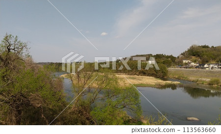 Abukuma River, Nihonmatsu City Abukuma River, Nihonmatsu City 113563660