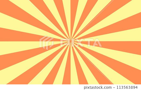 Orange and yellow sunburst background illustration Orange and yellow sunburst background illustration 113563894