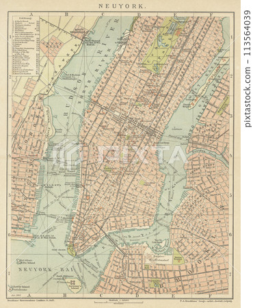 Early 20th Century World Map America 113564039