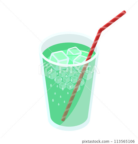 Green juice_isometric illustration 113565106