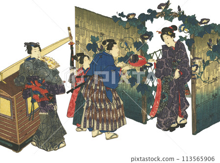 Ukiyo-e: Genji of the Purple Countryside Ukiyo-e: Genji of the Purple Countryside 113565906