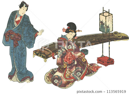 浮世繪、源氏鄉 113565919