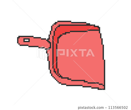 Dustpan_Pixel Art (Red) 113566502