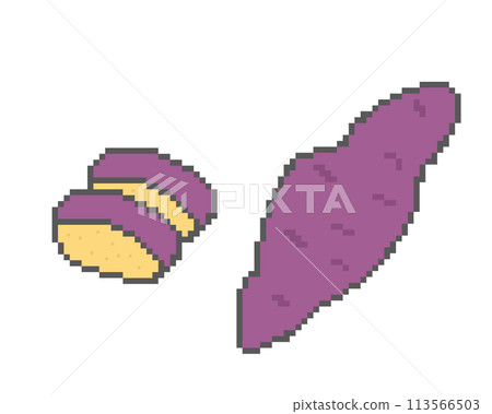 Potato_pixel art 113566503