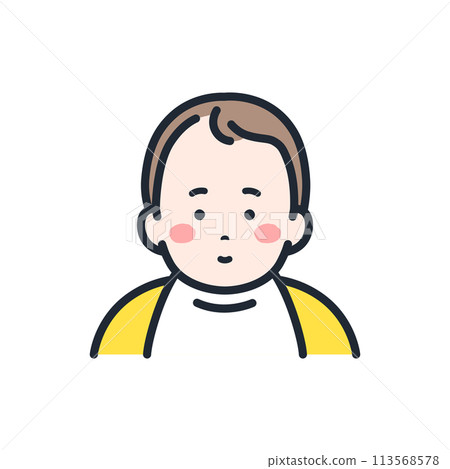 嬰兒顏色圖標 嬰兒顏色圖標 113568578