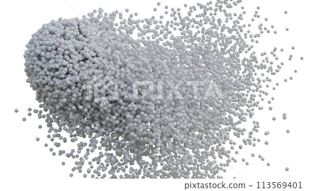 Concept of science physics rendering balls 113569401