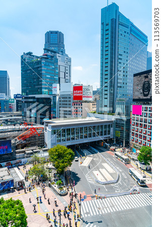 [東京] 澀谷現代建築林立的都市景觀 113569703