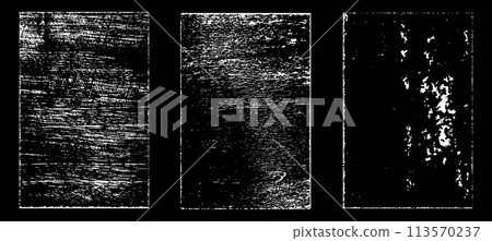 Black and white grunge. Distress overlay texture. Abstract surface dust and rough dirty wall background concept. Distress illustration simply place over object to create grunge effect. Vector EPS10. 113570237