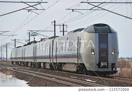 Hakodate Main Line Minenobu-Koshunai JR Hokkaido 789 Series 1000 HL-1001 (Sapporo) Super Kamui Hakodate Main Line Minenobu-Koshunai JR Hokkaido 789 Series 1000 HL-1001 (Sapporo) Super Kamui 113571009