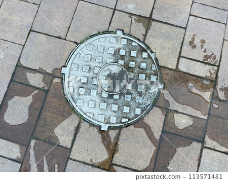 Accident of water supply, sewage. Breakthrough sewerage system. Accident of water supply, sewage. Breakthrough sewerage system. 113571481