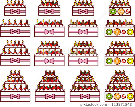 Anniversary cake set 1 Anniversary cake set 1 113571848