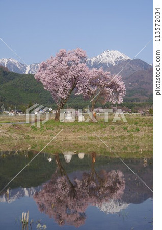 Shinshu Azumino Tourist Attraction Position Myths Goddess North Arups One of the popular Azumino shooting points backed by Koten Dake 113572034