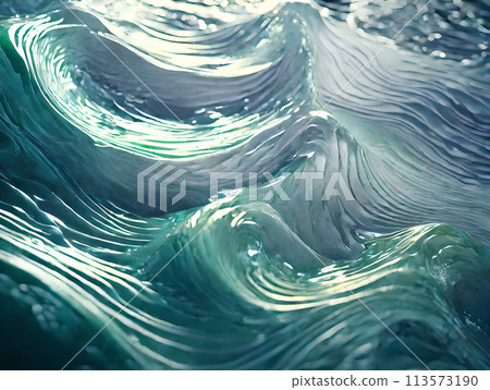 background with a pattern sea wave water wallpaper 113573190