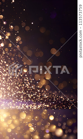 bokeh glitter lights on dark background sparkle particle wallpaper 113573759