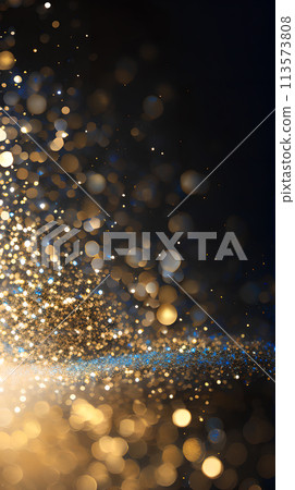 bokeh glitter lights on dark background sparkle particle wallpaper 113573808