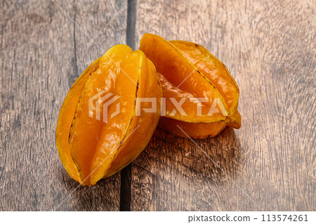 Tropical sweet delicous fruit - carambola Tropical sweet delicous fruit - carambola 113574261
