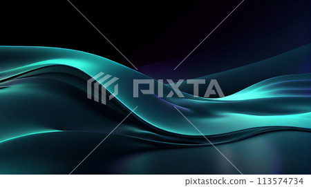 Light wave background landscape wallpaper 113574734
