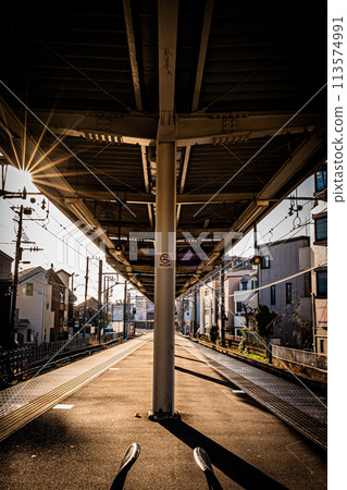 Nogata Station in the morning 113574991