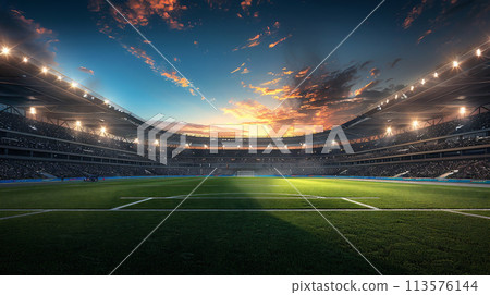 足球場插圖 足球場插圖 113576144