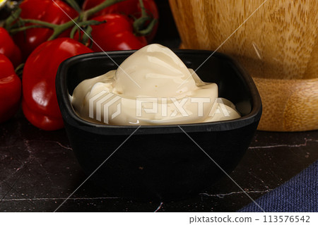 Creamy dip dressing sauce Mayonnaise 113576542