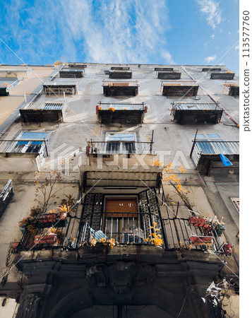 The Balcony Of A Condominium Architecture The Balcony Of A Condominium Architecture 113577760