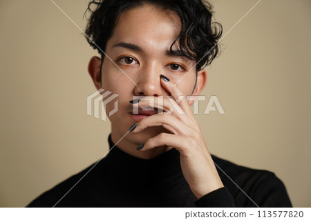 年輕男人的美麗形象 113577820