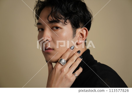 年輕男人的美麗形象 113577826
