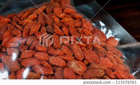Photo of goji berries for homemade sweets 113578761