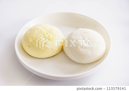 Milk and custard buns Milk and custard buns 113579141