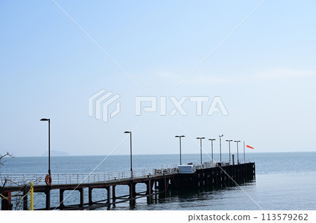 Pier on Lake Biwa Pier on Lake Biwa 113579262