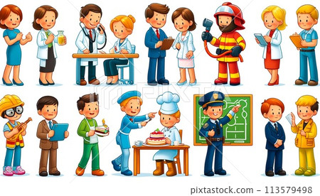 許多職業和工人 許多職業和工人 113579498