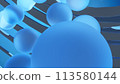 CG Background material of floating glass balls and glass plates CG Background material of floating glass balls and glass plates 113580144