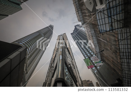 New and old architecture in Tsim Sha Tsui Hong Kong April 5 2024 113581332