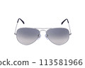 Sun glasses isolated on white 113581966
