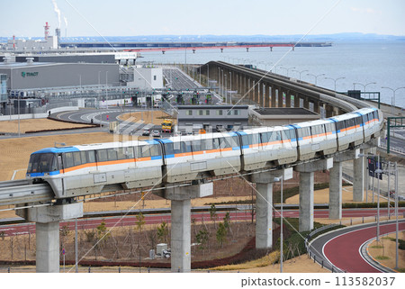 Tokyo Monorail Haneda Line New Maintenance Area - Haneda Airport International Terminal Building Tokyo Monorail 1000 Series 1001F 113582037