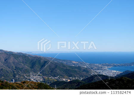 靜岡縣田形郡函南町_十國峠展望台東側景觀4_2024年1月 113582474