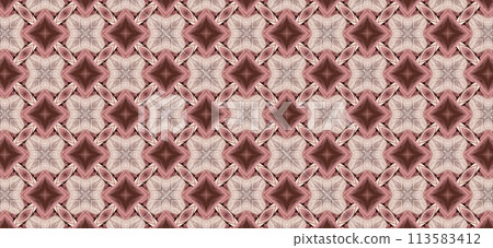 Image of geometric seamless pattern. Kaleidoscopic background 113583412