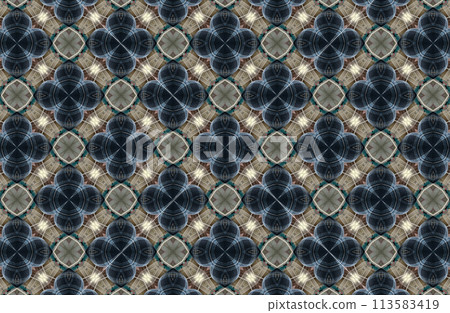 Image of geometric seamless pattern. Kaleidoscopic background 113583419