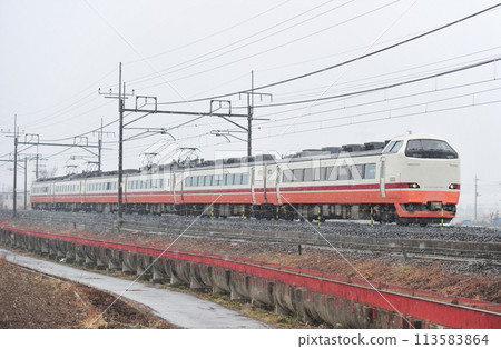 Tohoku Main Line Higashiwashimiya-Kurihashi JR East 485 series G55+G58 formation (Oyama) Nikko Kinugawa 113583864